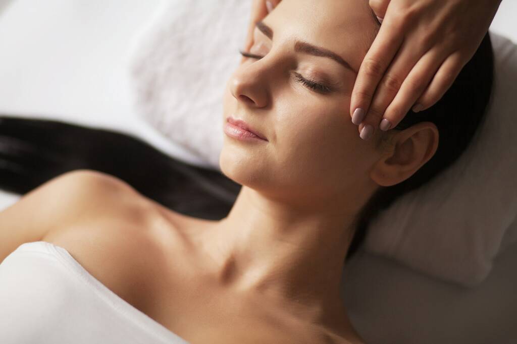 Spa Face Massage. Facial Treatment. Spa Salon. Therapy